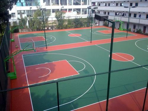 毕节贵州篮球场施工浅谈篮球场施工对地面的要求